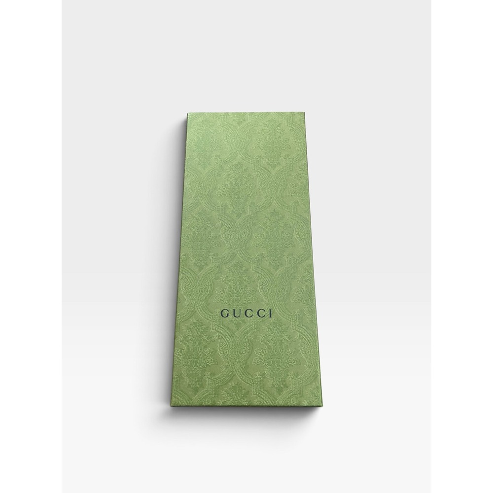 Authentic Gucci Green Damask Box with Tissue & Cards - Picture 1 of 5